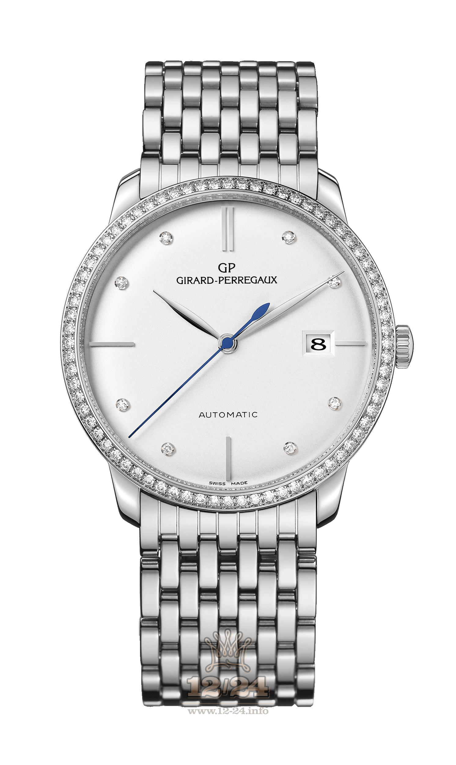 Girard Perregaux 1966 Watch 49525D53A1A1-53A White gold Case Silver Dial