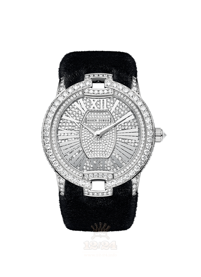 Roger Dubuis Velvet Watch RDDBVE0017 36 mm White gold Case Silver Dial