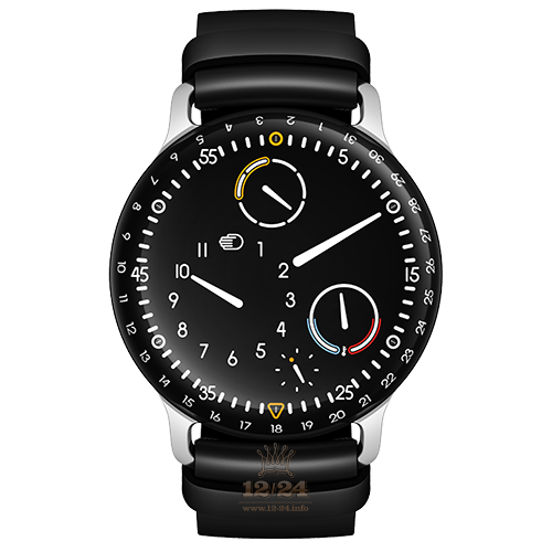 Ressence Type 3 Watch TYPE 3B Black 44 mm Titanium Case Black Dial