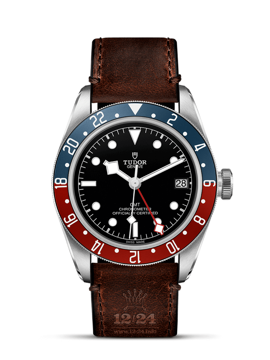 Tudor Black Bay GMT Watch m79830rb-0002 41 mm Stainless steel Case Black Dial