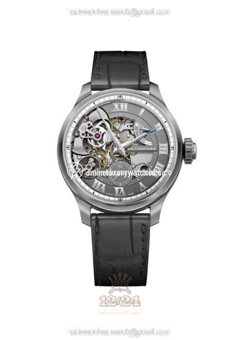 Chopard L.U.C Watch 168604-3001 42 mm Stainless steel Case Gray Dial