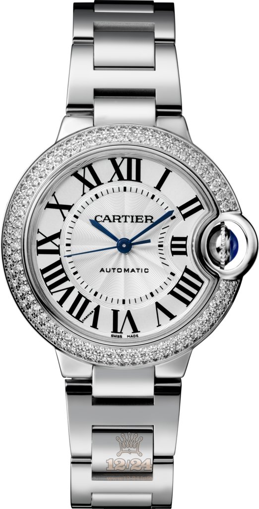 Cartier Ballon Bleu de Cartier Watch WE902035 33 mm White gold Case Silver Dial