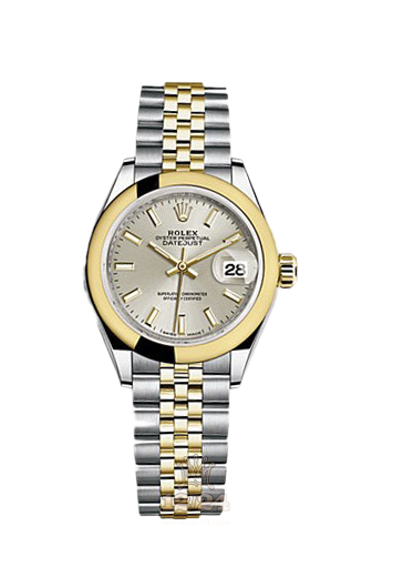 Rolex Datejust Watch 279163-0019 28 mm Steel / Yellow gold Case Silver Dial