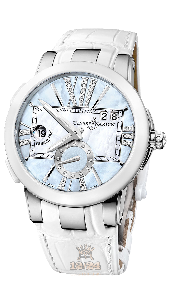 Ulysse Nardin Executive Watch 243-10/393 40 mm Stainless steel Case Blue Dial