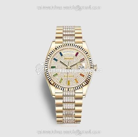 Rolex Day-Date Watch 128238-0052 36 mm Yellow gold Case