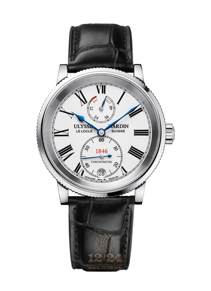 Ulysse Nardin Marine Watch 1183-900/E0 41 mm Stainless steel Case White Dial