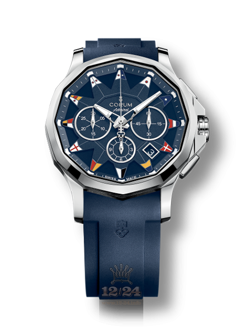Corum Admiral Watch A984/03156 42 mm Stainless steel Case Dark blue Dial