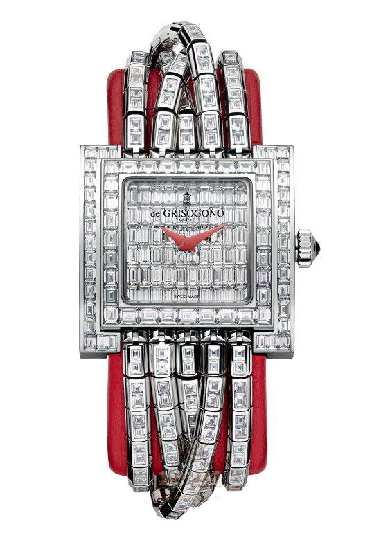de Grisogono Allegra Watch Watch AW-S24D/B White gold Case Silver Dial