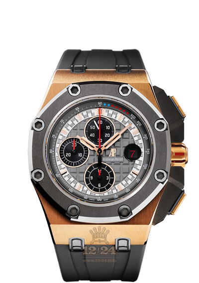 Audemars Piguet Royal Oak Offshore Watch 26568OM.OO.A004CA.01 44 mm Pink gold Ceramics Case Black Dial