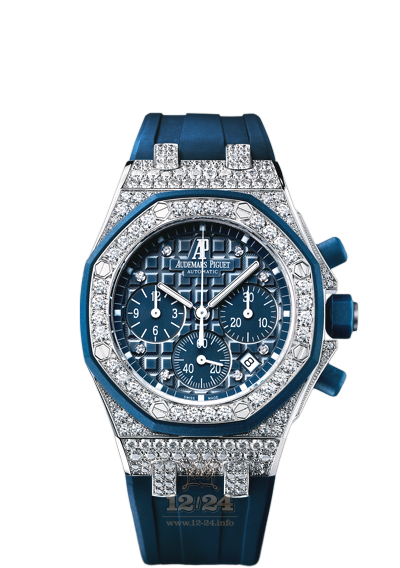 Audemars Piguet Royal Oak Offshore Watch 26092CK.ZZ.D021CA.01 37 mm White gold Case Dark blue Dial