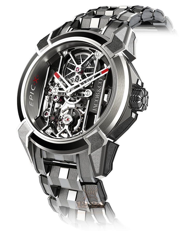 Jacob & Co Gents Collection Watch EX100.20.PS.PP.A20AA 44 mm Titanium Case