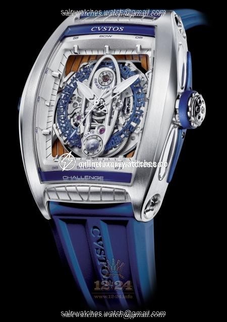 Cvstos Challenge Watch Challenge Sea-Liner Steel 54 mm Stainless steel Case Silver Dark blue Dial