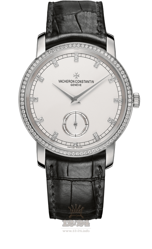 Vacheron Constantin Traditionnelle Watch 82572/000G-9605 38 mm White gold Case Silver Dial