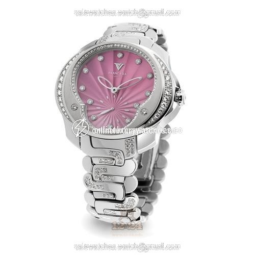 Franc Vila Tribute To Ladies Watch 80Q.SS.SPB.ROS 41 mm Stainless steel Case Pink Dial