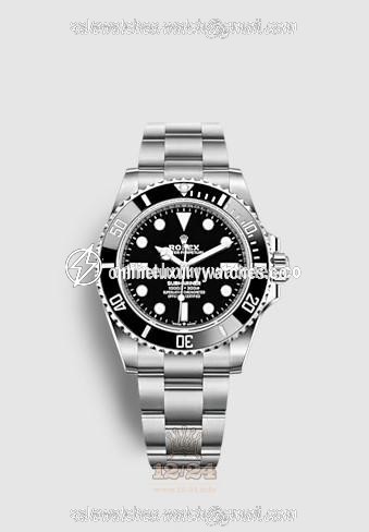 Rolex Submariner Watch 124060-0001 41 mm Stainless steel Case Black Dial