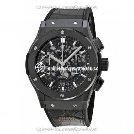 Hublot Classic Fusion Watch 525.CM.0170.LR 45 mm Ceramics Case Black Dial