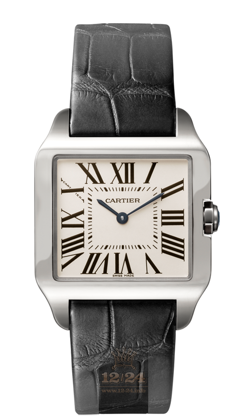 Cartier Santos de Cartier Watch W2009451 38 mm White gold Case Silver Dial