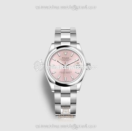 Rolex Datejust Watch 278240-0007 31 mm Stainless steel White gold Case Pink Dial