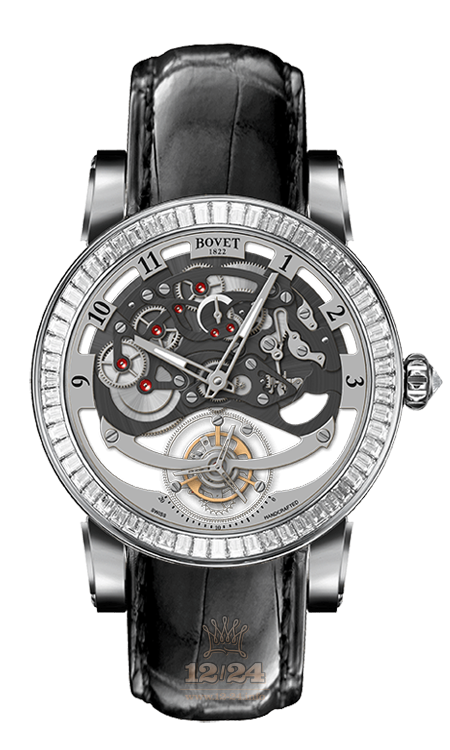 Bovet Dimier Watch R045006-SB1 45 mm White gold Case Black Gray Dial