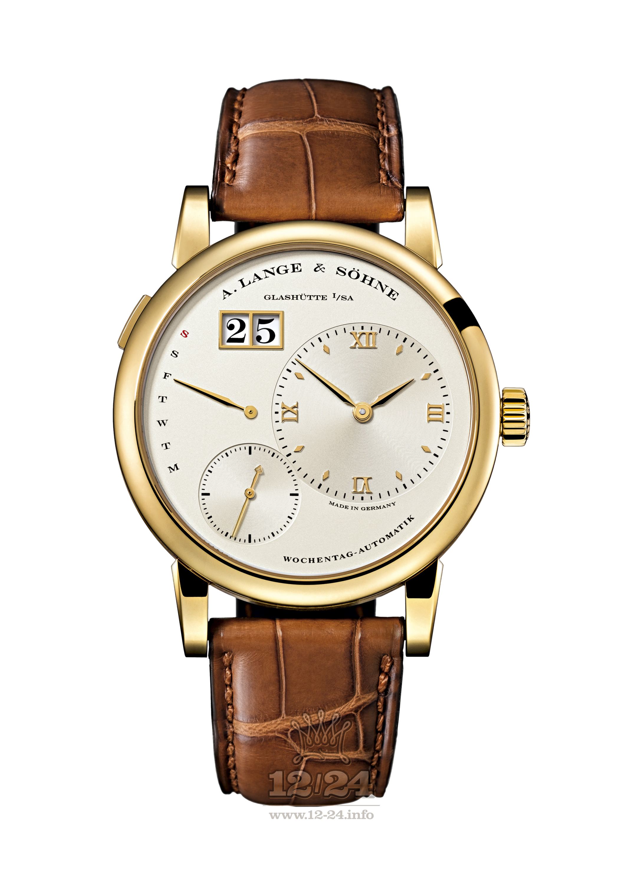 A.Lange & Sohne Lange 1 Watch 320.021 40 mm Yellow gold Case Golden Dial