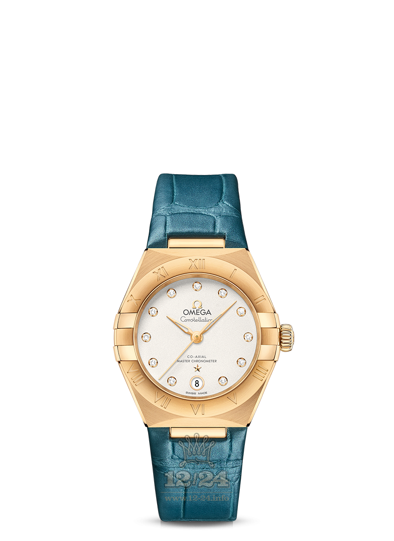 Omega Constellation Watch 131.53.29.20.52.001 29 mm Yellow gold Case White Dial