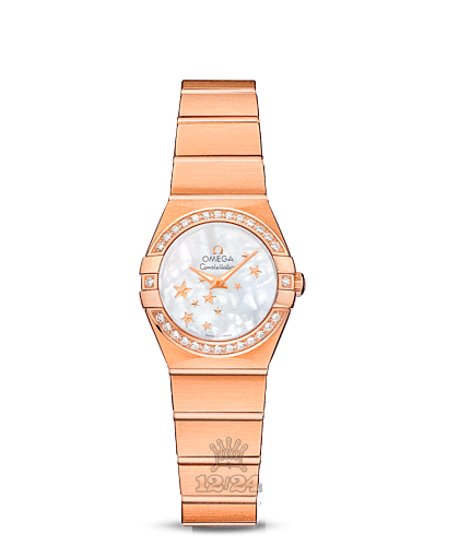 Omega Constellation Watch 123.55.24.60.05.003 24 mm Pink gold Case White Dial