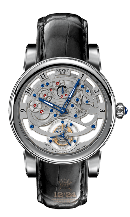 Bovet Dimier Watch R045004 45 mm White gold Case Gray Silver Dial