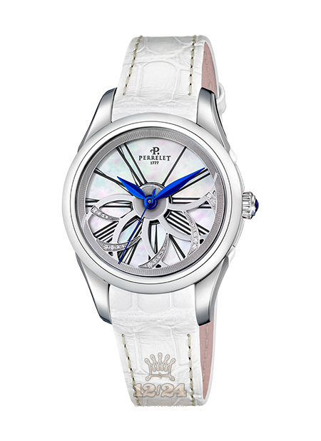Perrelet Diamond Watch A2065/4 36 mm Stainless steel Case White Dial