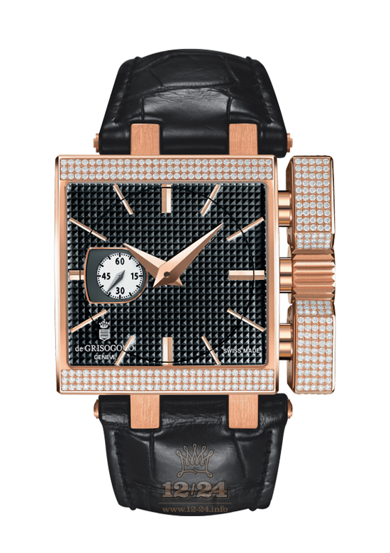 de Grisogono Otturatore Watch OR-S03 Pink gold Case Black Dial