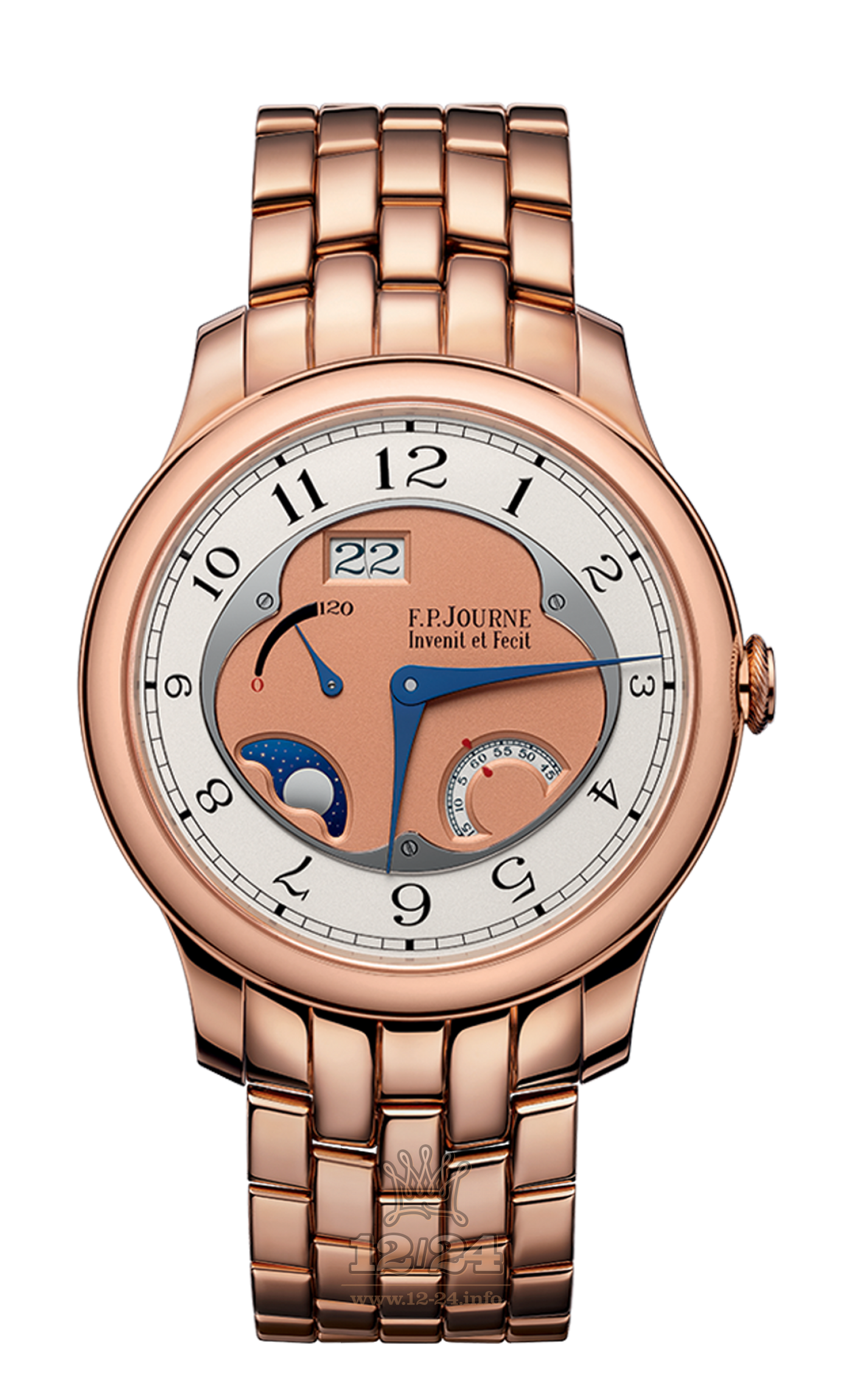 F.P.Journe Octa Watch FPJ-Co-Octa-Divine-LN-Or 40 mm Pink gold Case White Golden Dial