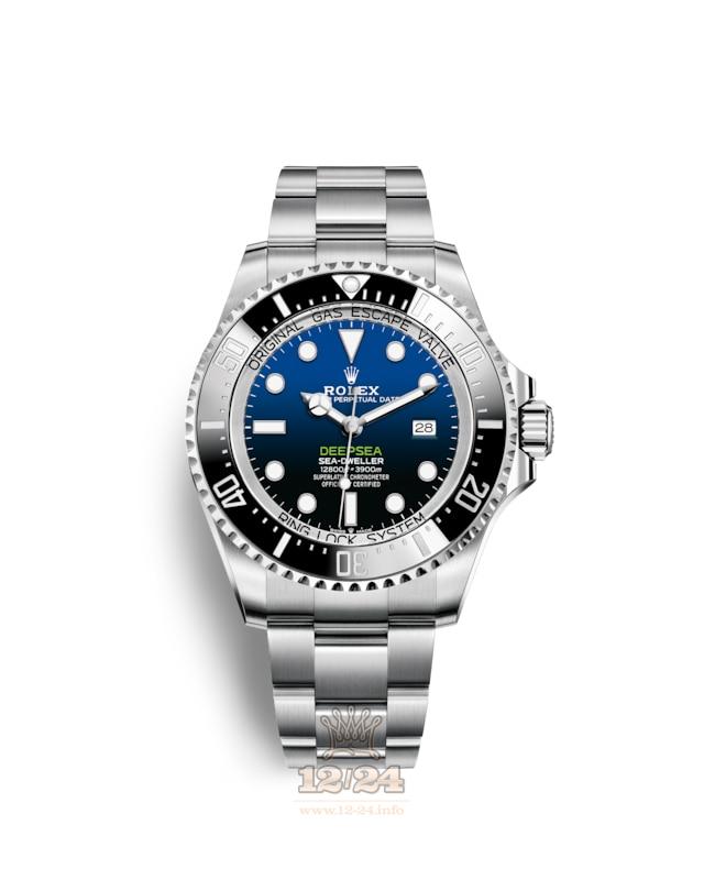 Rolex Deepsea Watch 126660-0002 44 mm Stainless steel Case Black Dark blue Dial