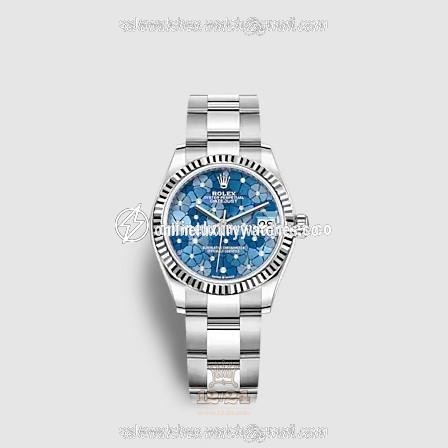 Rolex Datejust Watch 278274-0035 31 mm Stainless steel White gold Case Blue Dark blue Dial