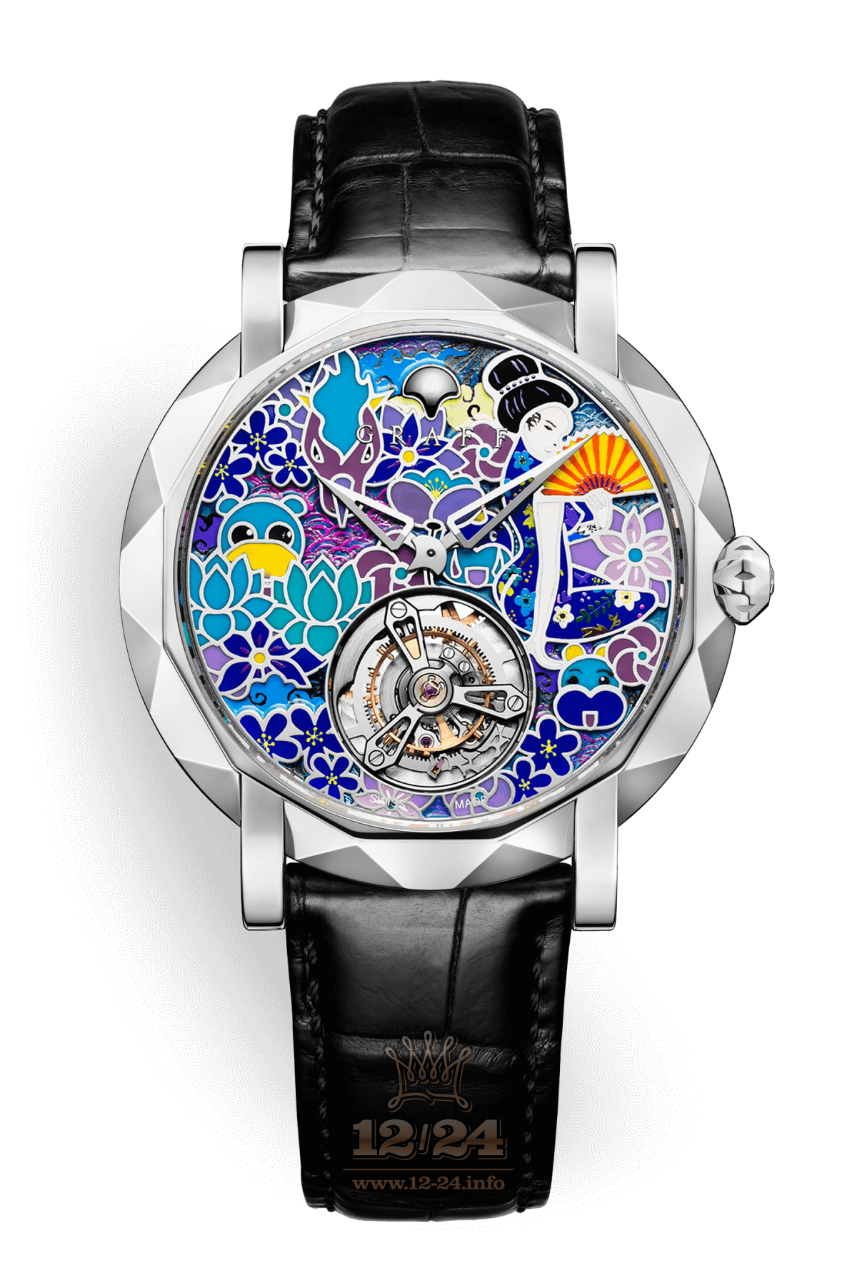 Graff Technical Watches Watch MGU43PTJPMK3 43 mm Platinum Case Painted Dial