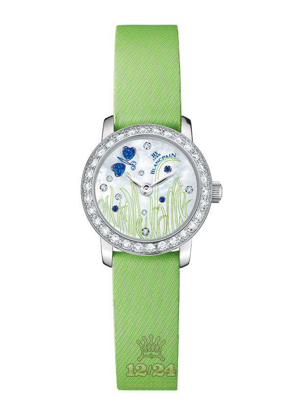 Blancpain Women Watch 0062-1954F-52A 22 mm White gold Case