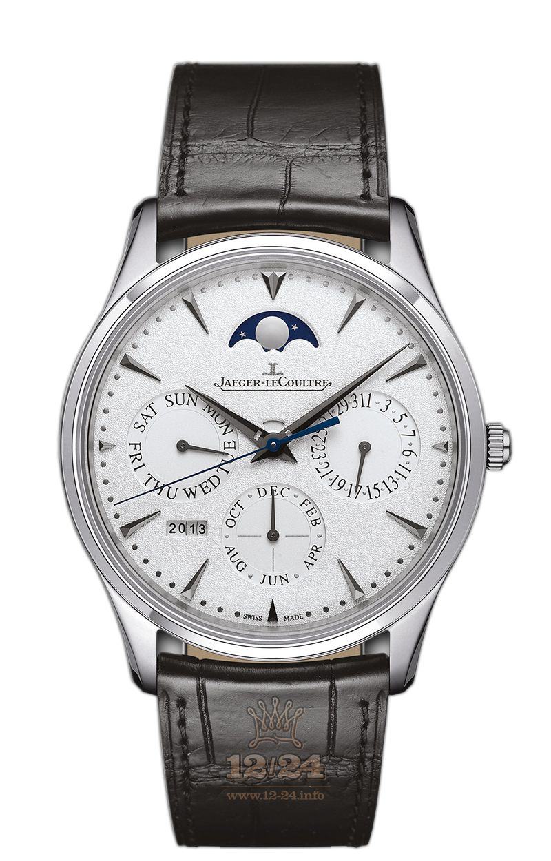 Jaeger-LeCoultre Master Watch 1303520 39 mm White gold Case Silver Dial