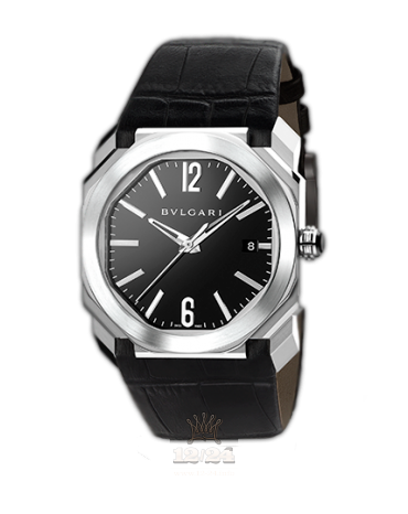 Bvlgari Octo Watch 102121 BGO38BSLD 38 mm Stainless steel Case Black Dial