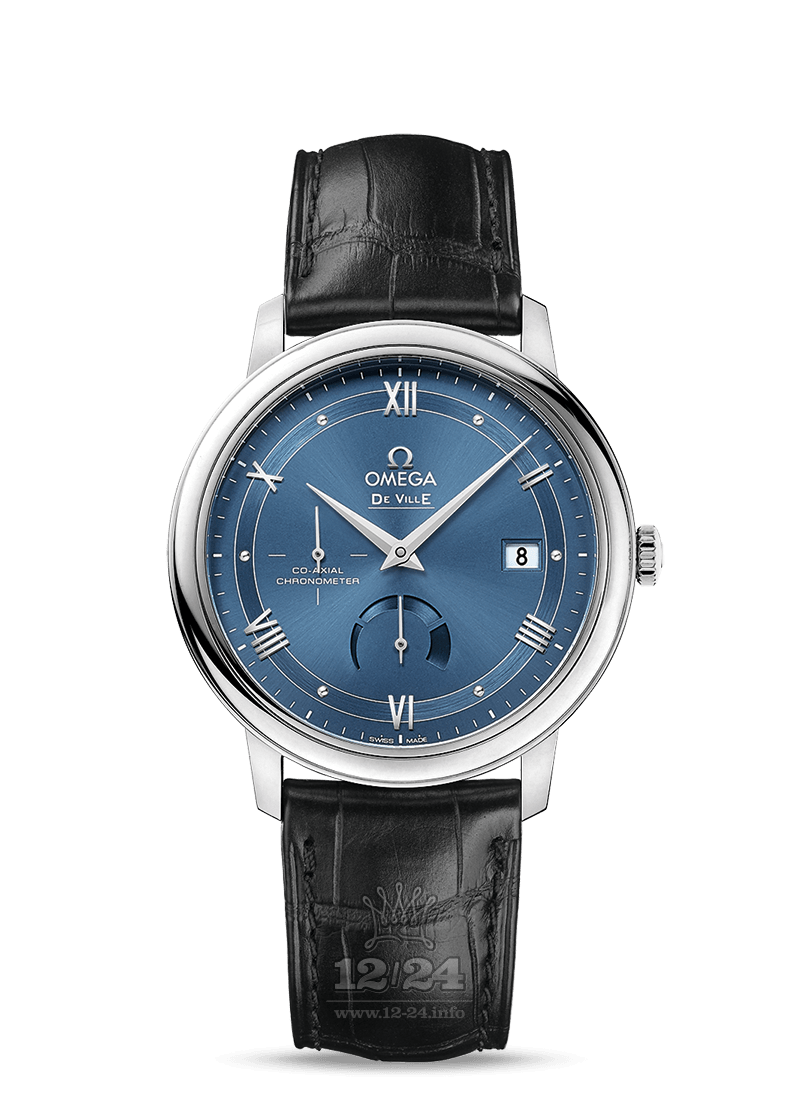 Omega Prestige Watch 424.13.40.21.03.002 40 mm Stainless steel Case Dark blue Dial