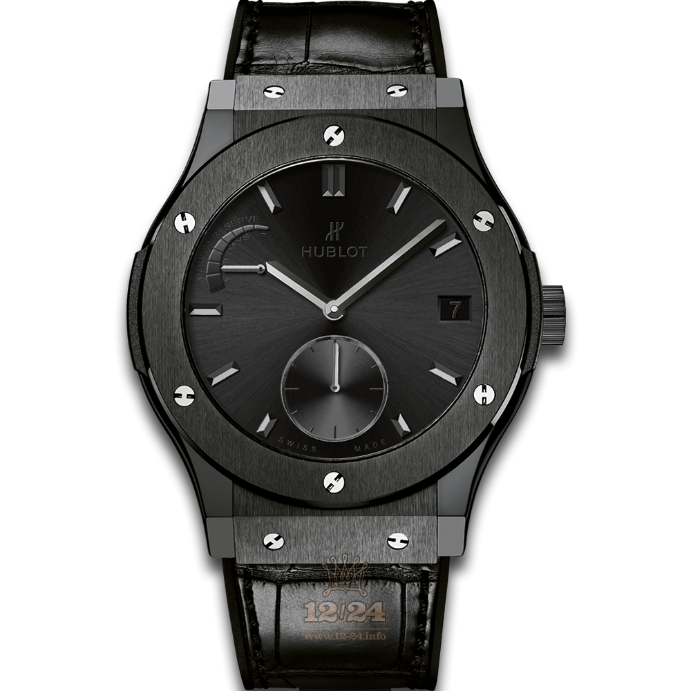 Hublot Classic Fusion Watch 516.CM.1440.LR 45 mm Ceramics Case Black Dial