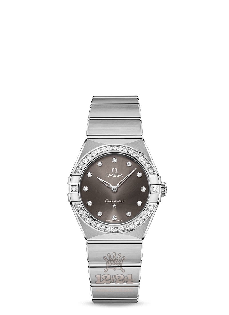 Omega Constellation Watch 131.15.28.60.56.001 28 mm Stainless steel Case Gray Dial