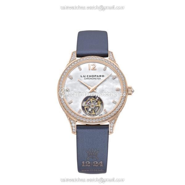Chopard L.U.C Watch 131981-5001 35 mm Pink gold Case White Dial