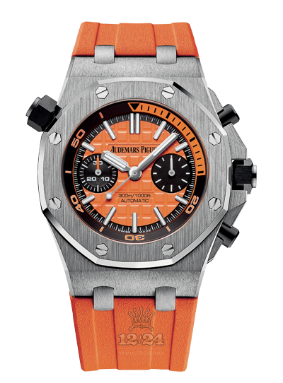Audemars Piguet Royal Oak Offshore Watch 26703ST.OO.A070CA.01 42 mm Stainless steel Case Orange Dial