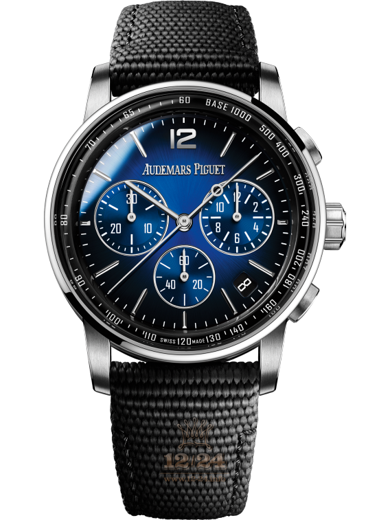 Audemars Piguet Code 11.59 Watch 26393BC.OO.A002KB.01 41 mm White gold Case Dark blue Dial