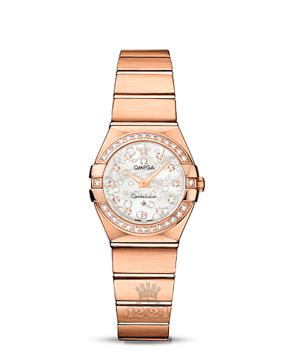 Omega Constellation Watch 123.55.24.60.55.015 24 mm Pink gold Case White Dial