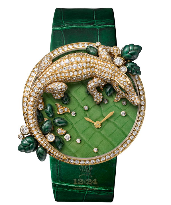 Cartier Creative jewelry watches Watch HPI00714 Yellow gold Case Green Dial