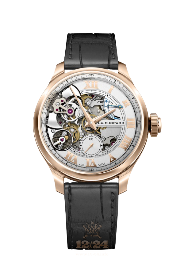 Chopard L.U.C Watch 161947-5001 42 mm Pink gold Case White Dial