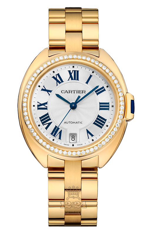 Cartier Cle de Cartier Watch WJCL0023 35 mm Yellow gold Case Silver Dial