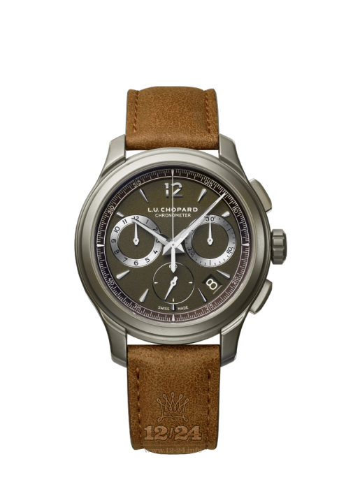 Chopard L.U.C Watch 168596-3002 42 mm Titanium Case Green Dial