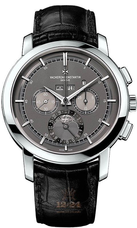 Vacheron Constantin Traditionnelle Watch 47292/000P-9510 43 mm Platinum Case Gray Dial