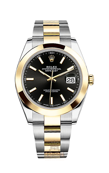Rolex Datejust Watch 126303-0013 41 mm Steel / Yellow gold Case Black Dial