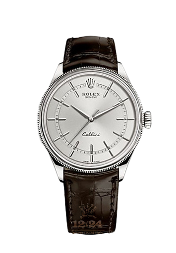 Rolex Cellini Watch 50509-0010 39 mm White gold Case Gray Dial